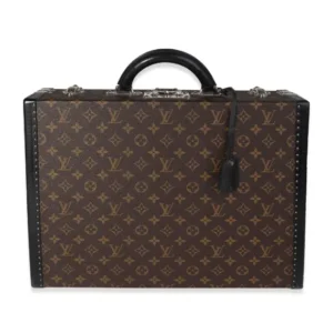 Louis Vuitton Pre-Loved Monogram Macassar President Briefcase
