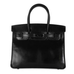 Hermes Hermès, Pre-Loved Black Box So Black Birkin 30 PVD