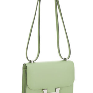 Hermès, Pre-Loved Vert Criquet Swift Constance Mirror, Vert Criquet
