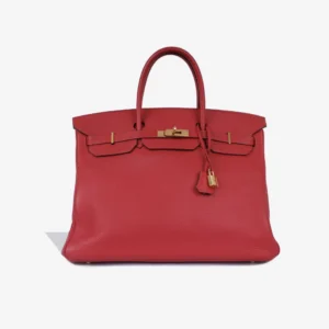Hermès, Pre-Loved Geranium Togo Birkin 40, Geranium