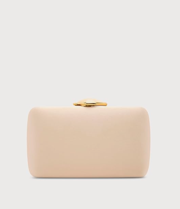 Oscar de la Renta O Satin Minaudière