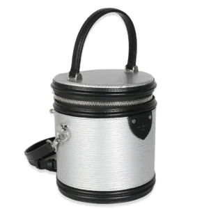 Louis Vuitton Pre-Loved Silver Argent Epi Cannes
